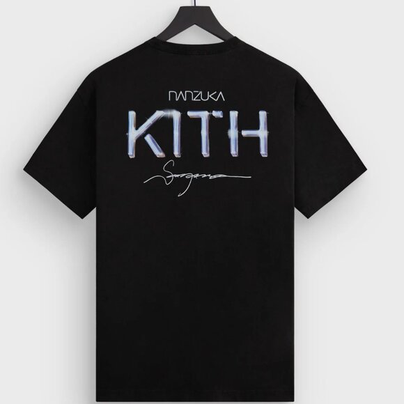 Kith for Nanzuka Gallery Sorayama Model A Stitch Tee Black Size Large  Confirmed - Picture 2 of 5